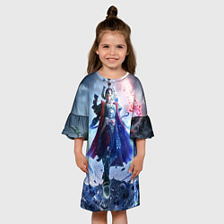 Платье клеш для девочки Warhammer / вархаммер, цвет: 3D-принт — фото 2