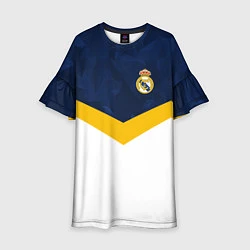 Платье клеш для девочки Real Madrid FC: Sport, цвет: 3D-принт