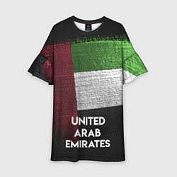 Платье клеш для девочки United Arab Emirates Style, цвет: 3D-принт