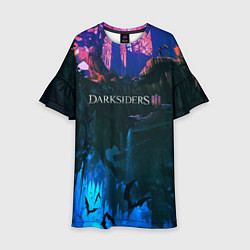 Платье клеш для девочки Darksiders 3, цвет: 3D-принт