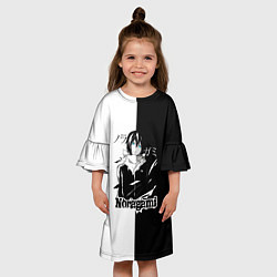 Платье клеш для девочки Бездомный Бог, цвет: 3D-принт — фото 2