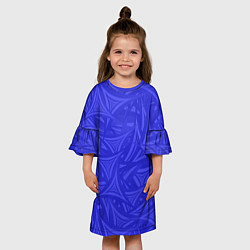 Платье клеш для девочки Абстракция и фигуры, цвет: 3D-принт — фото 2