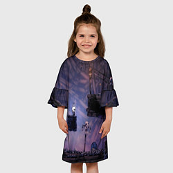 Платье клеш для девочки HOLLOW KNIGHT, цвет: 3D-принт — фото 2