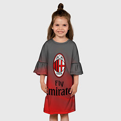 Платье клеш для девочки Milan, цвет: 3D-принт — фото 2