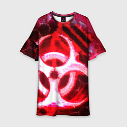 Платье клеш для девочки Plague Inc LB Oko, цвет: 3D-принт