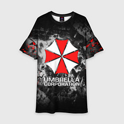 Платье клеш для девочки UMBRELLA CORP, цвет: 3D-принт