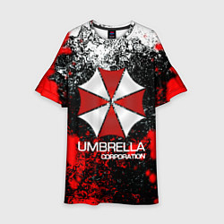 Платье клеш для девочки UMBRELLA CORP, цвет: 3D-принт