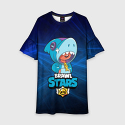 Детское платье Brawl stars leon shark