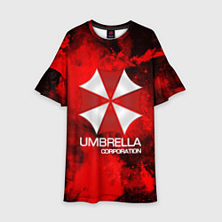 Платье клеш для девочки UMBRELLA CORP, цвет: 3D-принт