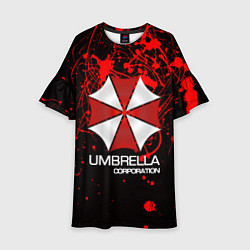 Платье клеш для девочки UMBRELLA CORP, цвет: 3D-принт