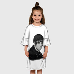 Платье клеш для девочки Думер, цвет: 3D-принт — фото 2