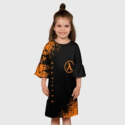 Платье клеш для девочки HALF-LIFE, цвет: 3D-принт — фото 2