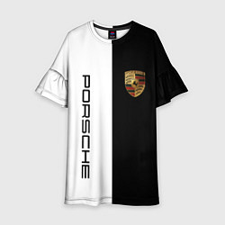 Платье клеш для девочки PORSCHE, цвет: 3D-принт