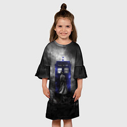 Платье клеш для девочки THE DOCTOR, цвет: 3D-принт — фото 2