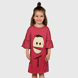 Платье клеш для девочки South Park Терренс Косплей, цвет: 3D-принт — фото 2
