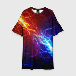 Детское платье ОГОНЬ ГЛИТЧ