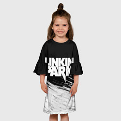 Платье клеш для девочки LINKIN PARK 9, цвет: 3D-принт — фото 2