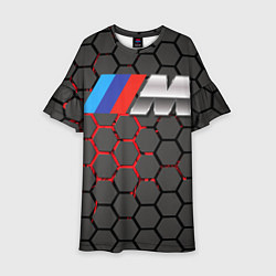 Платье клеш для девочки BMW, цвет: 3D-принт