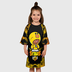 Платье клеш для девочки Leon Sally, цвет: 3D-принт — фото 2
