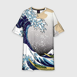 Детское платье The great wave off kanagawa