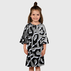 Платье клеш для девочки Print, цвет: 3D-принт — фото 2