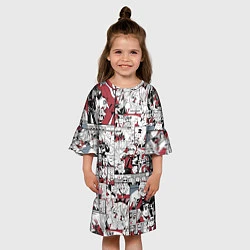 Платье клеш для девочки HELLTAKER, цвет: 3D-принт — фото 2