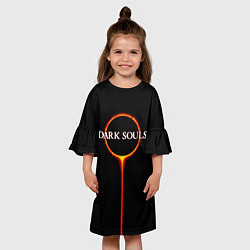 Платье клеш для девочки Dark Souls, цвет: 3D-принт — фото 2