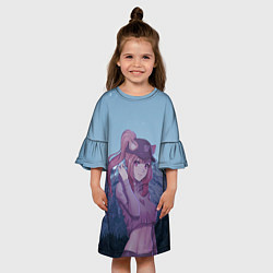 Платье клеш для девочки Рафталия, цвет: 3D-принт — фото 2