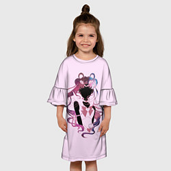 Платье клеш для девочки Космическая Сейлор Мун, цвет: 3D-принт — фото 2