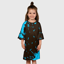 Платье клеш для девочки PORTAL ПОРТАЛ, цвет: 3D-принт — фото 2