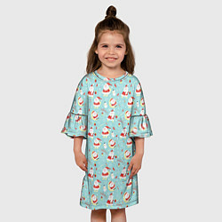 Платье клеш для девочки Собрание Сант, цвет: 3D-принт — фото 2