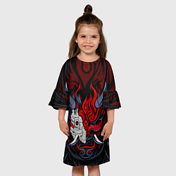 Платье клеш для девочки SAMURAI LVL UP, цвет: 3D-принт — фото 2