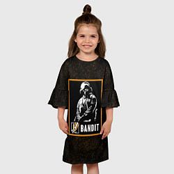 Платье клеш для девочки Bandit, цвет: 3D-принт — фото 2