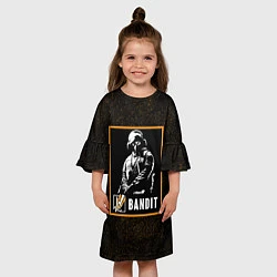 Платье клеш для девочки Bandit, цвет: 3D-принт — фото 2