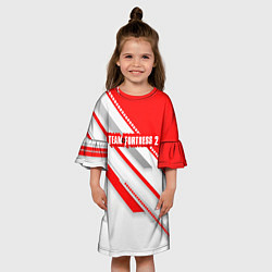 Платье клеш для девочки TEAM FORTRESS 2, цвет: 3D-принт — фото 2
