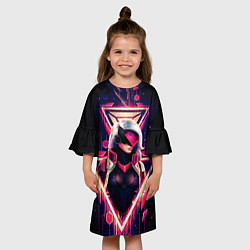 Платье клеш для девочки Project Katarina, цвет: 3D-принт — фото 2