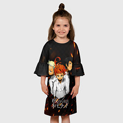 Платье клеш для девочки Обещанный Неверленд, цвет: 3D-принт — фото 2