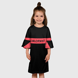 Платье клеш для девочки VALORANT, цвет: 3D-принт — фото 2
