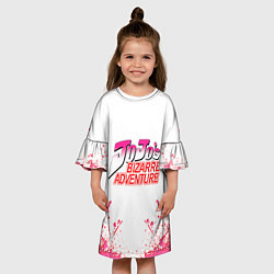 Платье клеш для девочки Jojo bizarre adventure, цвет: 3D-принт — фото 2