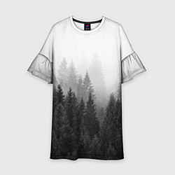 Детское платье Туманный лес