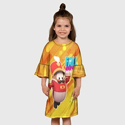 Платье клеш для девочки FALL GUYS Щелкунчик, цвет: 3D-принт — фото 2