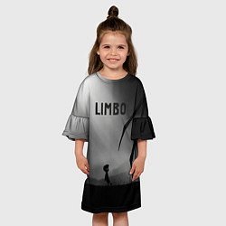 Платье клеш для девочки Limbo, цвет: 3D-принт — фото 2