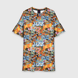 Платье клеш для девочки Jazz, цвет: 3D-принт