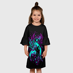 Платье клеш для девочки GENSHIN IMPACT, СЯО, цвет: 3D-принт — фото 2