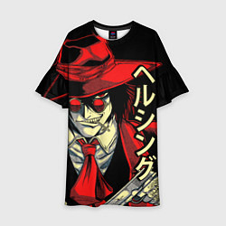 Платье клеш для девочки Хеллсинг, цвет: 3D-принт
