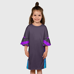 Платье клеш для девочки НЕОНОВЫЙ КОСТЮМ NEON, цвет: 3D-принт — фото 2