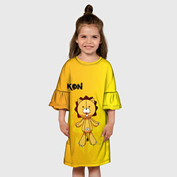 Платье клеш для девочки Kon Bleach, цвет: 3D-принт — фото 2