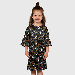 Платье клеш для девочки METALLICAT, цвет: 3D-принт — фото 2
