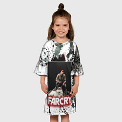 Платье клеш для девочки FARCRY WOLF, цвет: 3D-принт — фото 2
