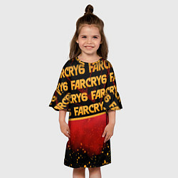 Платье клеш для девочки Far Cry 6, цвет: 3D-принт — фото 2